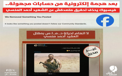بعد هجمة إلكترونية من حسابات مجهولة.. فيسبوك يحذف تحقيق متصدقش عن الشهيد أحمد المنسي