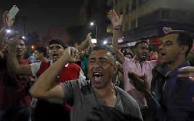حقيقة فيديو اشتباكات بين المتظاهرين والداخلية في حوش عيسى
