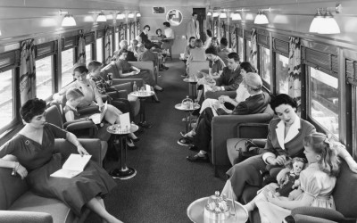 حقيقة صورة عربة قطار في مصر سنة 1950