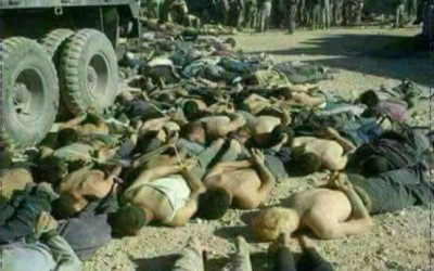 حقيقة صورة القبض على 90 من داعش في سيناء