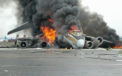 حقيقة سقوط طائرة قطرية في ليبيا بواسطة طائرة مجهولة