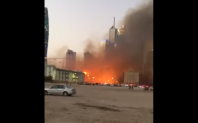 فيديو حرائق الكويت بسبب ارتفاع درجات الحرارة قديم منذ 4 سنوات