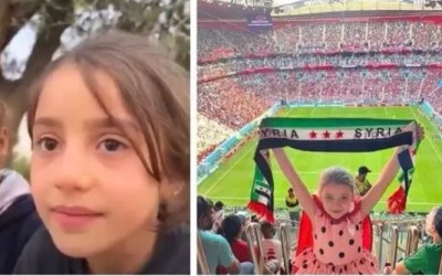 حقيقة فتاة المخيم السورية الحاضرة في كأس العالم