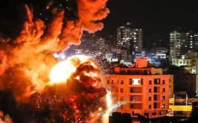 حقيقة الصور المتداولة عن القصف الإسرائيلي على قطاع غزة