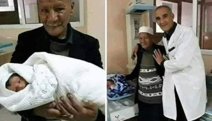 حقيقة صور ولادة طفل لسيدة تبلغ 61 سنة في المنيا