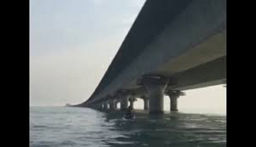 حقيقة فيديو بدء بناء جسر الملك سلمان بين مصر والسعودية