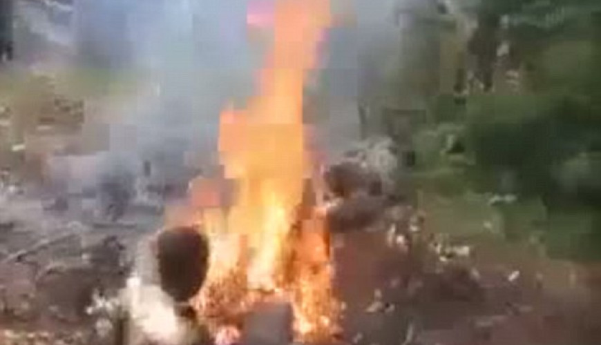 حقيقة فيديو حرق مسلمي الروهينجا وهم أحياء