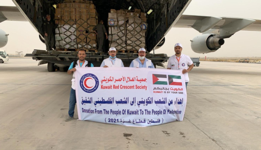 حقيقة سرقة مساعدات كويتية مرسلة إلى غزة خلال وجودها في مطار القاهرة