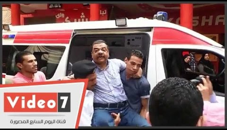 حقيقة فيديو نقل مسن بالإسعاف إلى الاستفتاء