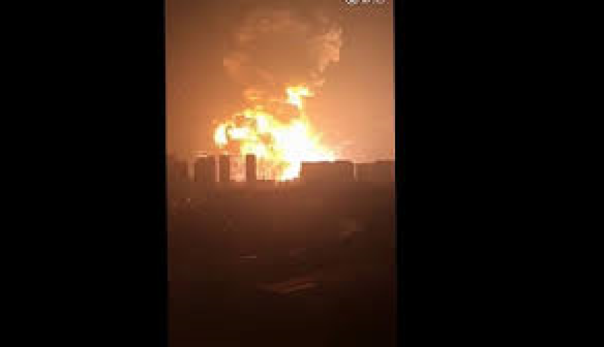 حقيقة فيديو انفجار هائل داخل محطة نووية في أوكرانيا