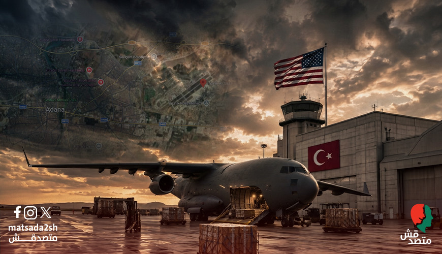 بعد تضرر قواعد الشرق الأوسط أمريكا تحول قاعدة إنجرليك بتركيا إلى نقطة دعم لوجيستي لطائرات الشحن العسكري