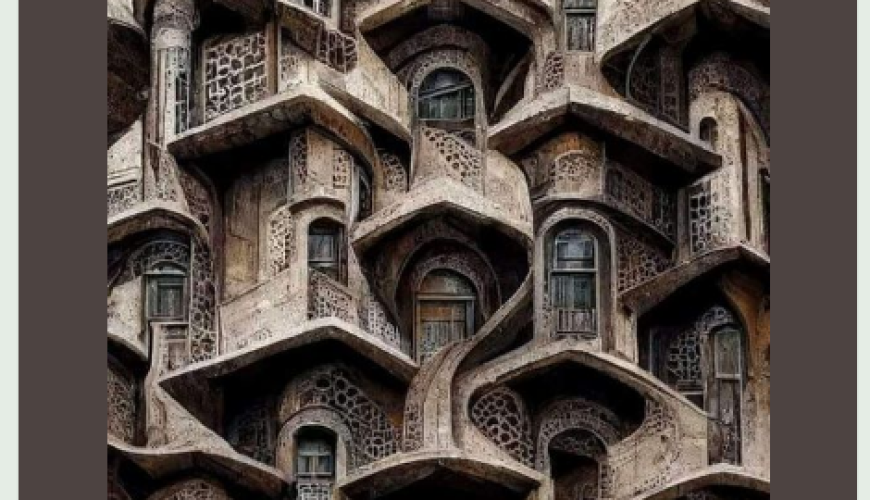 صورة العمارة في القاهرة القديمة "تصميم رقمي" وليس حقيقي